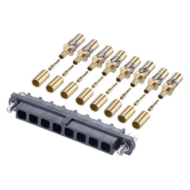 M80-FC305F1-08 CONN RCPT 8POS CRIMP GOLD
