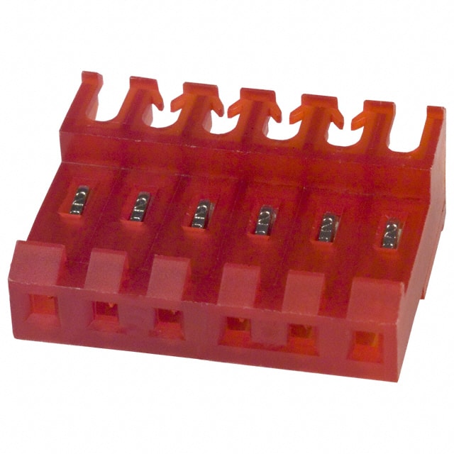 3-640601-6 CONN RCPT 6POS IDC 22AWG TIN