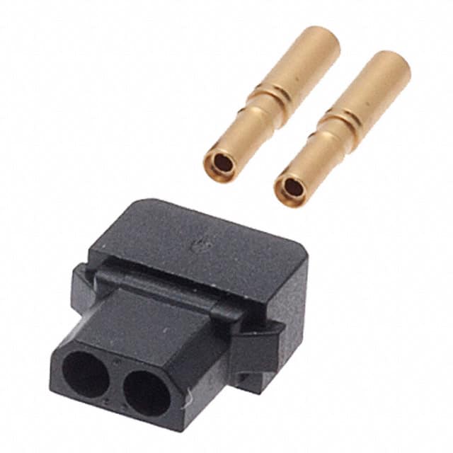 M80-7980205 CONN RCPT 2P CRIMP 28-32AWG GOLD