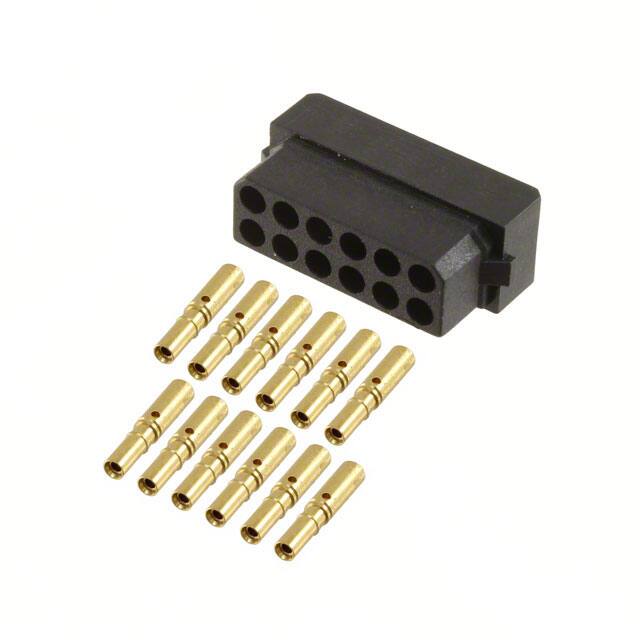 M80-8441245 CONN RCPT 12POS CRIMP 24-28AWG