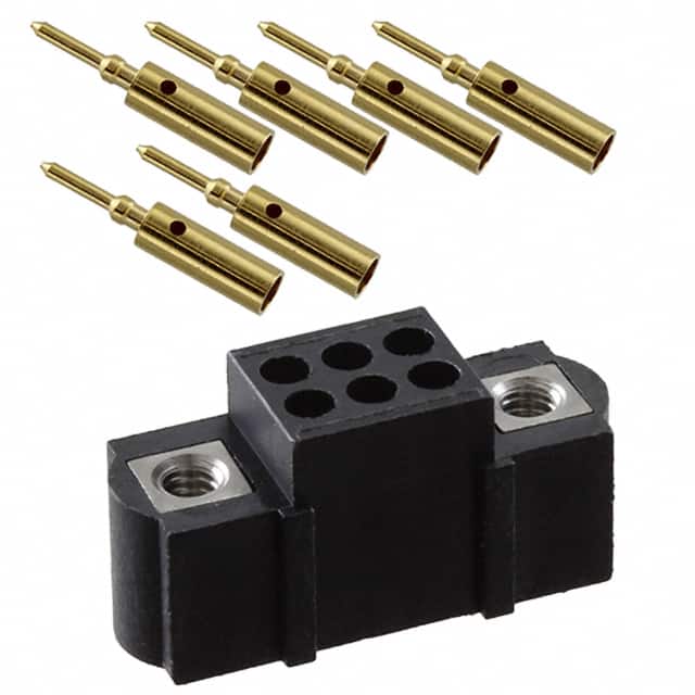 M80-5600605 CONN HEADER 6P CRIMP 22AWG GOLD