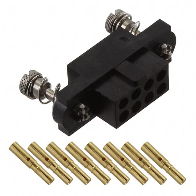 M80-4D10805FC CONN RCPT 8POS CRIMP 22AWG GOLD