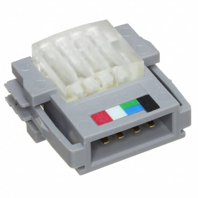 DCN4-BR4D CONN PLUG 4POS IDC