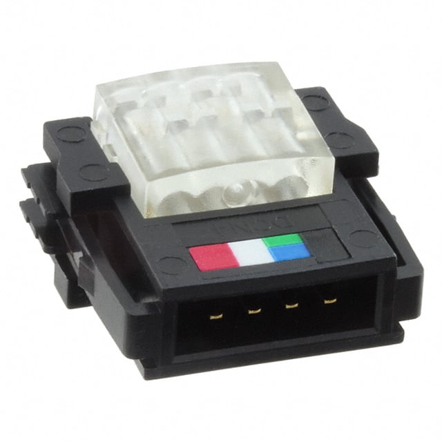 DCN4-BR4 CONN PLUG 4POS IDC