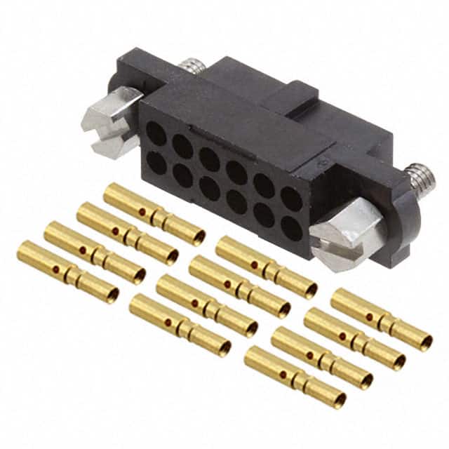 M80-4601205 CONN RCPT 12POS CRIMP 22AWG GOLD