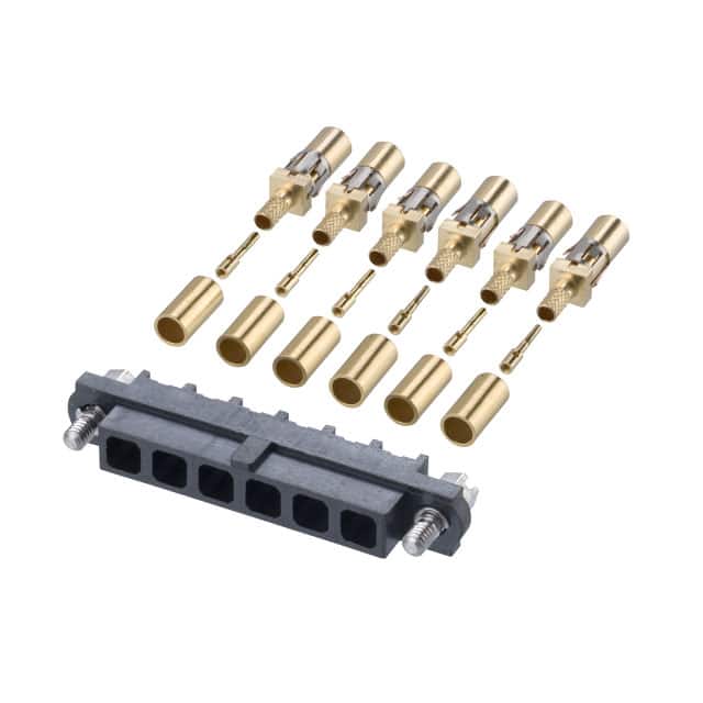 M80-FC305F1-06 CONN RCPT 6POS CRIMP GOLD