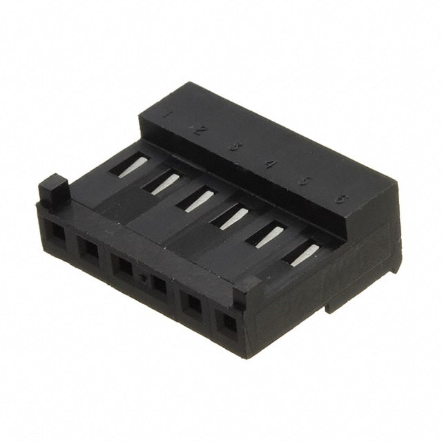 3-644566-6 CONN RCPT 6POS IDC 22AWG TIN