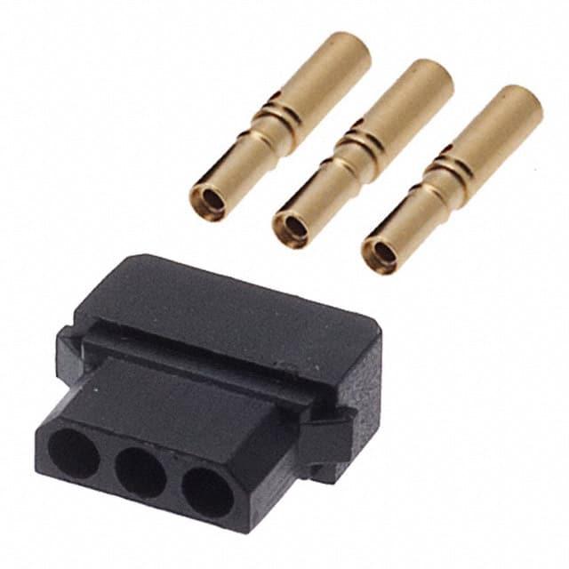M80-7980305 CONN RCPT 3P CRIMP 28-32AWG GOLD
