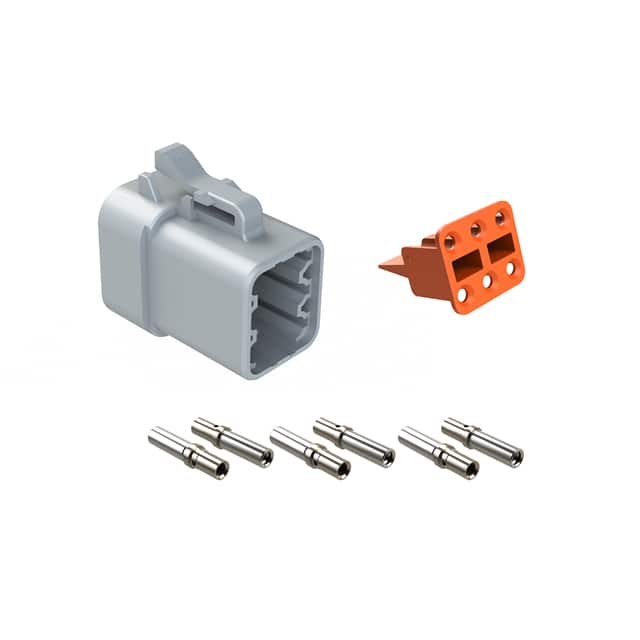 ATP06-6S-KIT01 6 POSITION PLUG KIT, SOCKET CONT