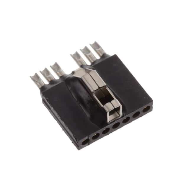 A24002-006 CONNECTOR 6POS PIN MALE W/LATCH