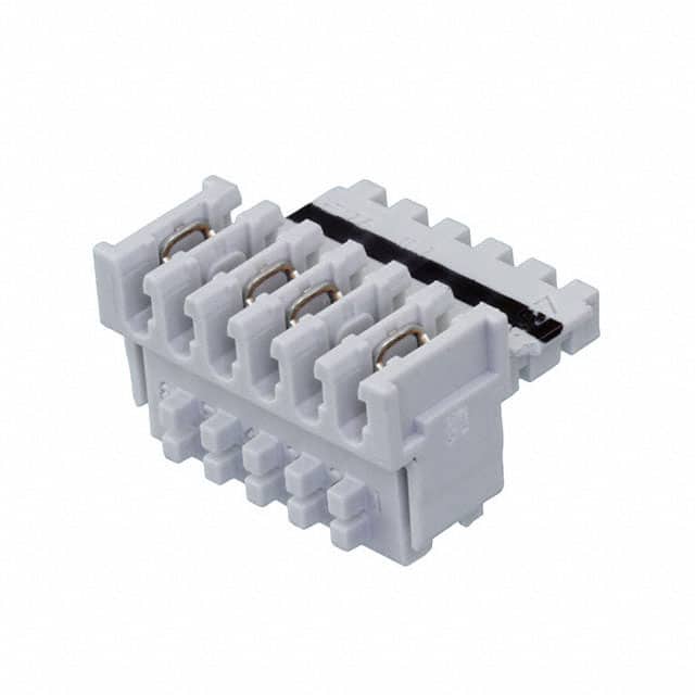 4-284866-6 CONN RCPT 6POS IDC 22-24AWG TIN
