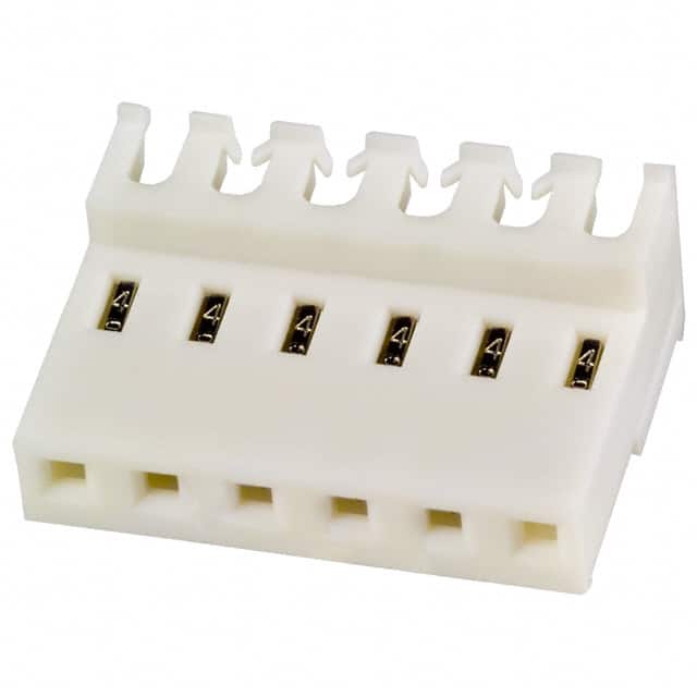 640607-6 CONN RCPT 6P IDC 24AWG TIN-LEAD