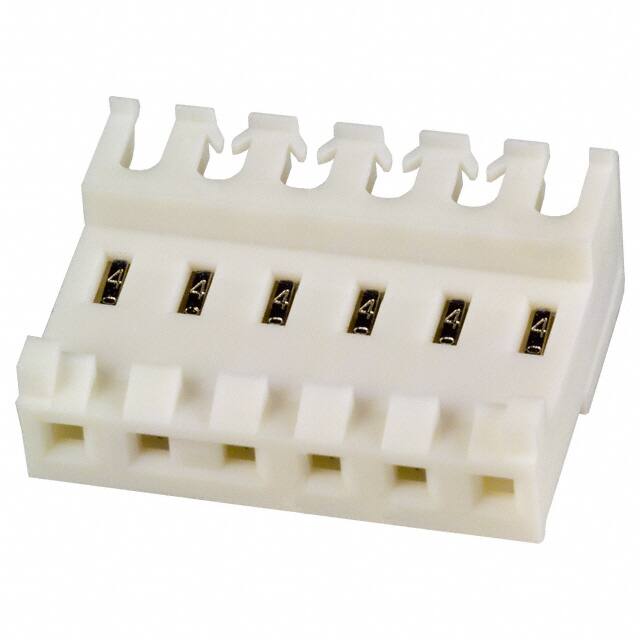 3-644468-6 CONN RCPT 6POS IDC 24AWG TIN