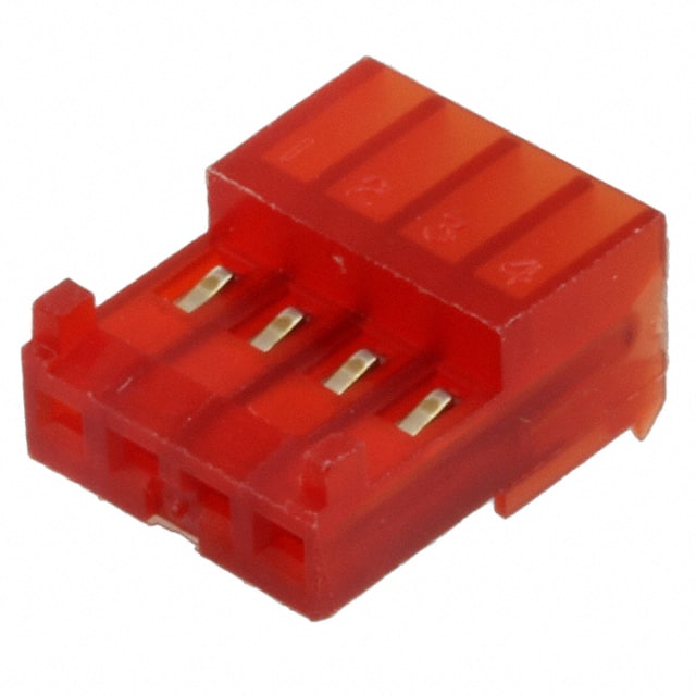 644042-4 CONN RCPT 4POS IDC 22AWG GOLD