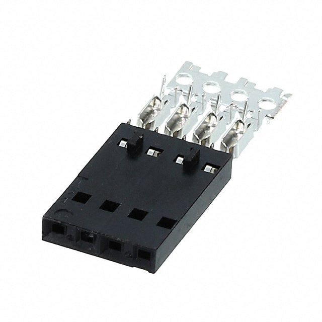 103970-3 CONN RCPT 4POS IDC 22-26AWG GOLD