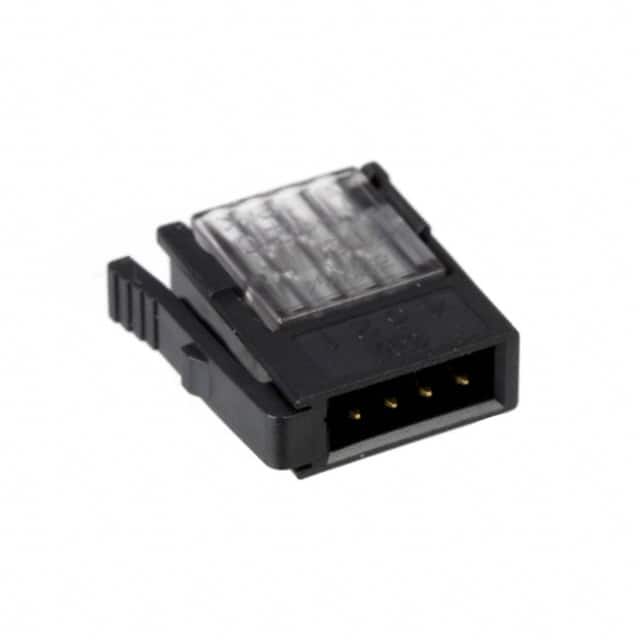 37104-A206-00E MB CONN PLUG 4POS IDC 20-24AWG GOLD