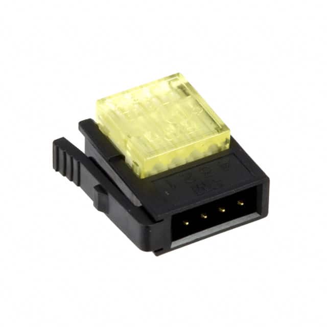 37104-B122-00E MB CONN PLUG 4POS IDC 24-26AWG GOLD