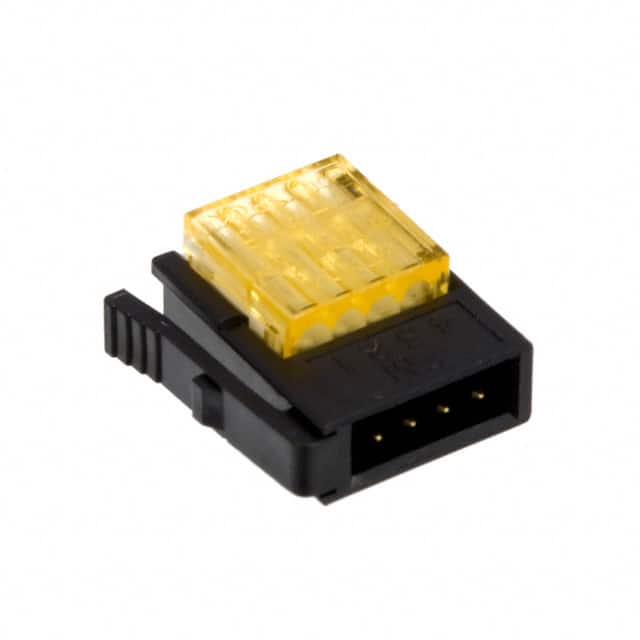 37104-B163-00E MB CONN PLUG 4POS IDC 24-26AWG GOLD