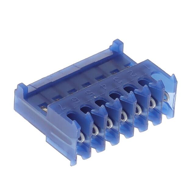 3-647480-7 CONN RCPT 7POS IDC 26AWG GOLD