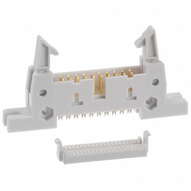 AWH 20G-E232-IDC CONN HEADER 20POS IDC GOLD