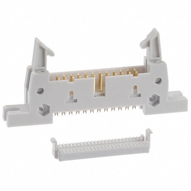 AWH24G-E232-IDC-R CONN HEADER 24POS IDC GOLD