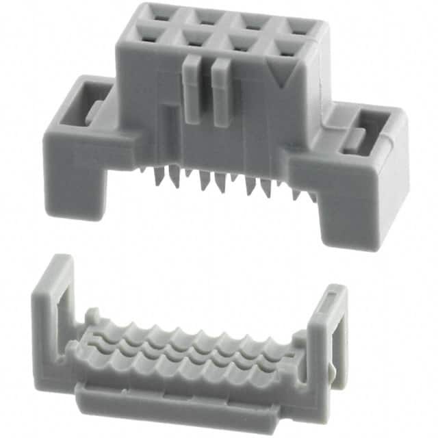 158308-211015 CONN SOCKET 8POS IDC 28AWG GOLD