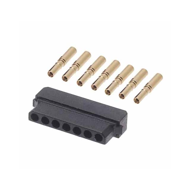 M80-8450745 CONN RCPT 7P CRIMP 24-28AWG GOLD
