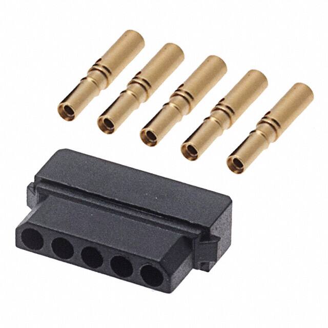 M80-7980505 CONN RCPT 5P CRIMP 28-32AWG GOLD
