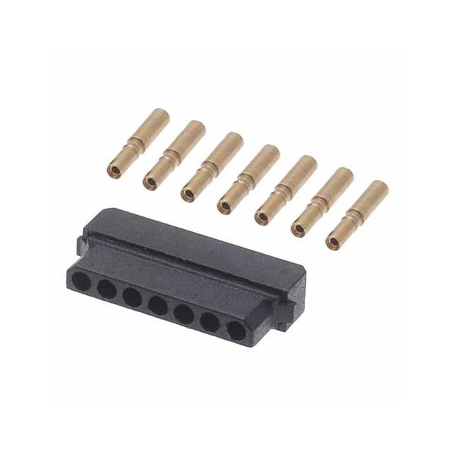 M80-6110745 CONN RCPT 7POS CRIMP 22AWG GOLD