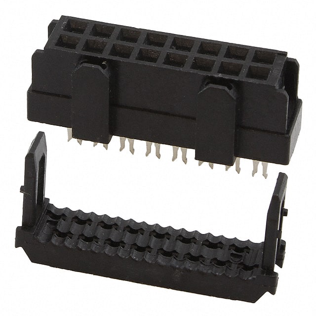1658624-3 CONN RCPT 16POS IDC GOLD