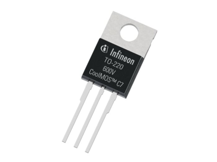 IPP60R040C7XKSA1 N-Channel 600V 50A Power MOSFET from Infineon's CoolMOS C7 series. Features 40mΩ on-resistance and 107nC gate charge in a TO-220-3 package.