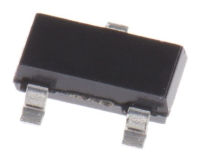 BSS84AK,215 P-channel MOSFET with 50V drain-source voltage rating and 180mA continuous drain current. Surface-mount SOT23 package.