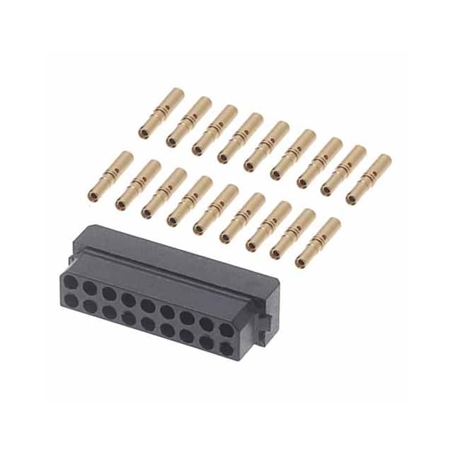 B5740-218-F-C-2 9+9 POS. FEMALE DIL 24-28AWG CAB