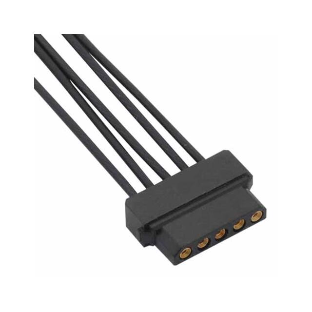 B5740-105-F-C-0 CONN RCPT 5P CRIMP 24-28AWG GOLD