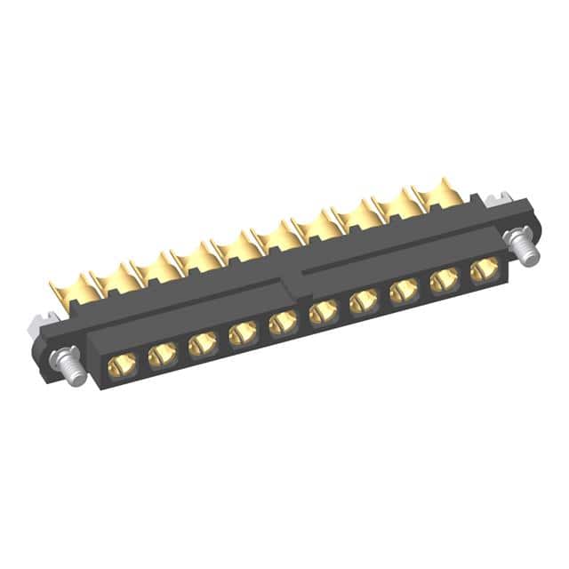 M80-4000000F1-10-PF5-00-000 CONN RCPT 10P SOLDER 10AWG GOLD