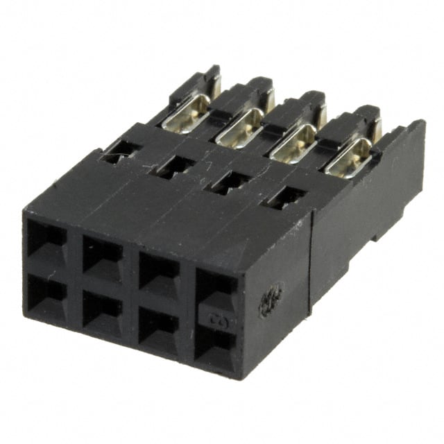 102935-4 CONN RCPT 8POS IDC 22-28AWG GOLD