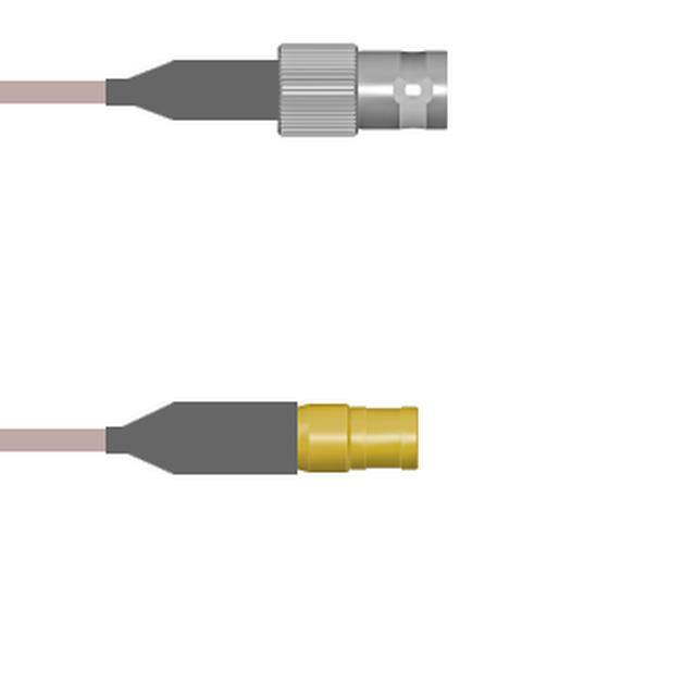 Q-0B03Y000H006i CBL ASY BNC-SMB J TO P RG142 6"