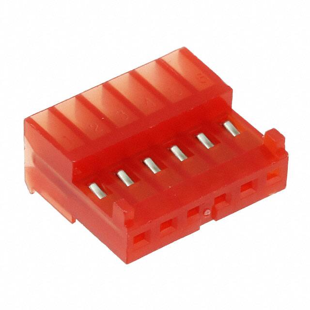 643813-6 CONN RCPT 6P IDC 22AWG TIN-LEAD
