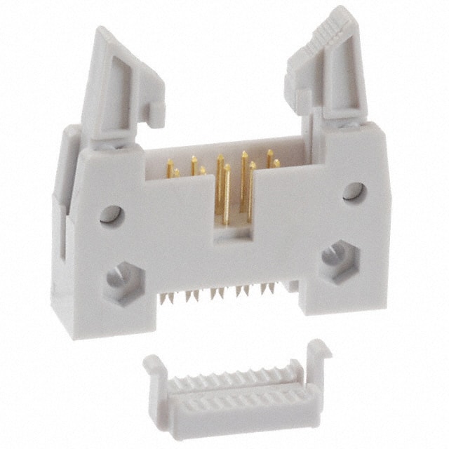 AWH10G-0222-IDC-R CONN HEADER 10POS IDC GOLD
