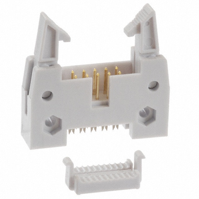 AWH10G-0232-IDC-R CONN HEADER 10POS IDC GOLD