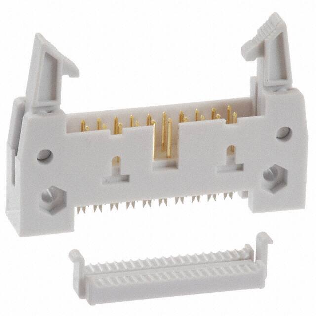 AWH20G-0232-IDC-R CONN HEADER 20POS IDC GOLD
