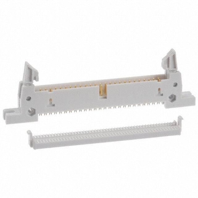 AWH50G-E222-IDC-R CONN HEADER 50POS IDC GOLD