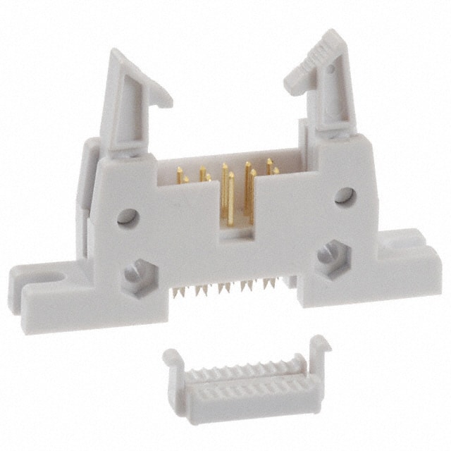 AWH10G-E232-IDC-R CONN HEADER 10POS IDC GOLD