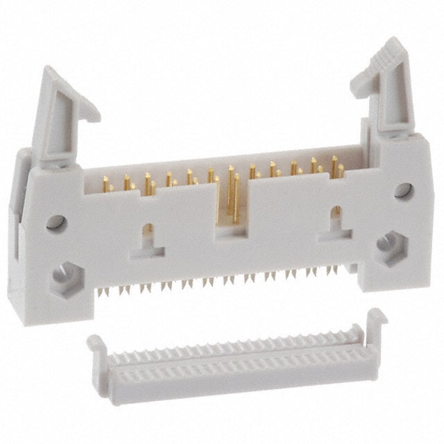 AWH24G-0232-IDC-R CONN HEADER 24POS IDC GOLD