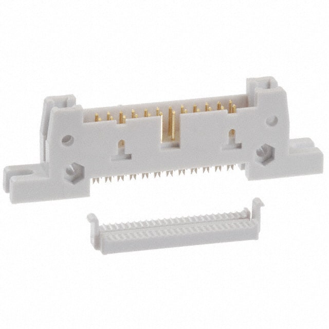 AWH24G-E202-IDC-R CONN HEADER 24POS IDC GOLD