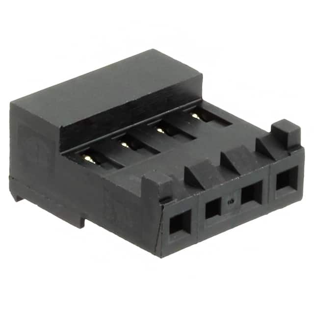 644383-4 CONN RCPT 4P IDC 22AWG TIN-LEAD