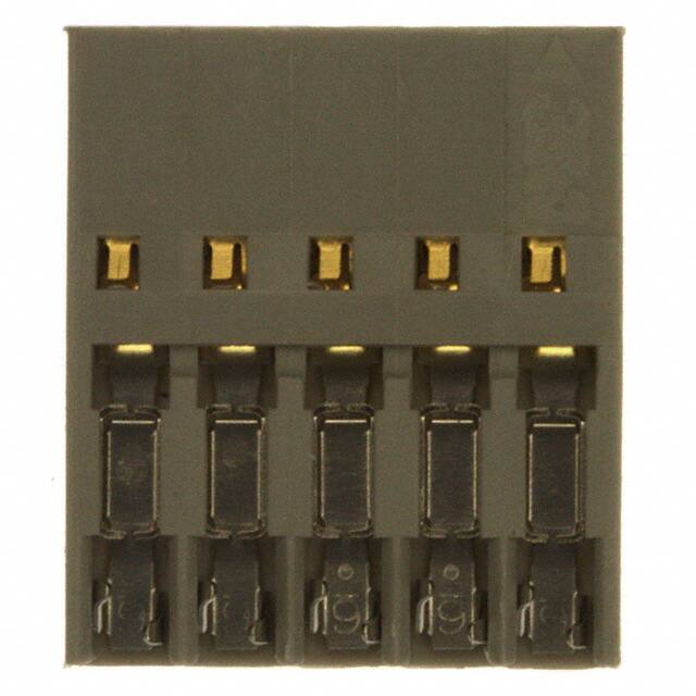 CHG-1005-001010-KCP CONN RCPT 5POS IDC 26-28AWG GOLD