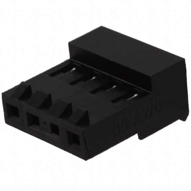 3-644329-4 CONN RCPT 4POS IDC 18AWG TIN