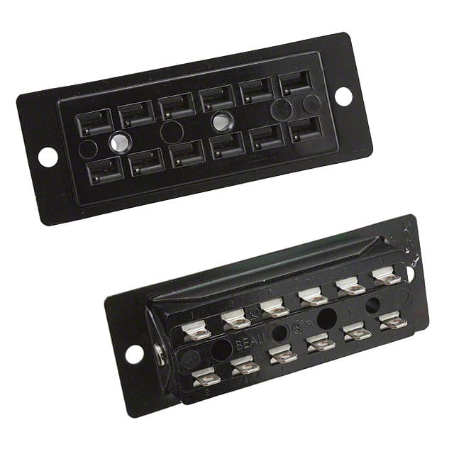 0385421412 CONN SOCKET 12POS SOLDER TIN