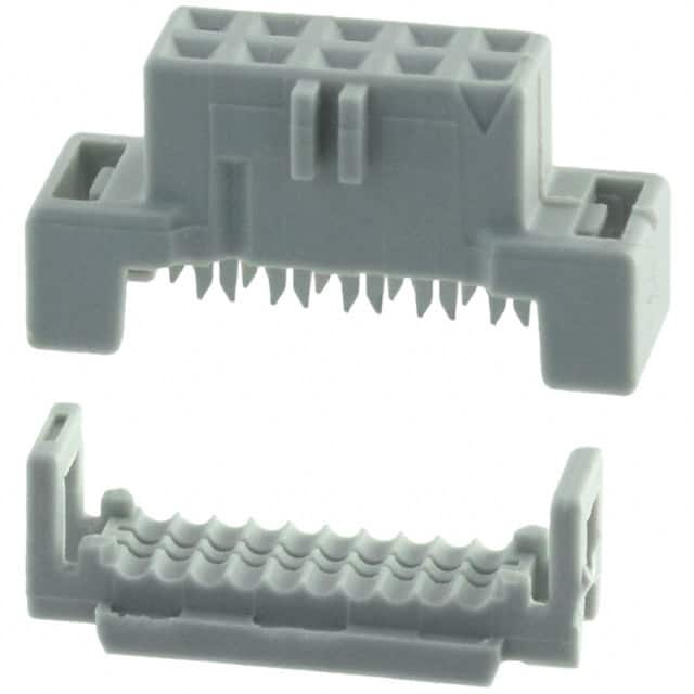 158210-012015 CONN SOCKET 10POS IDC 28AWG GOLD